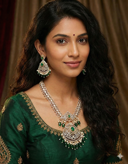 Designer GJ Polish Necklace Set