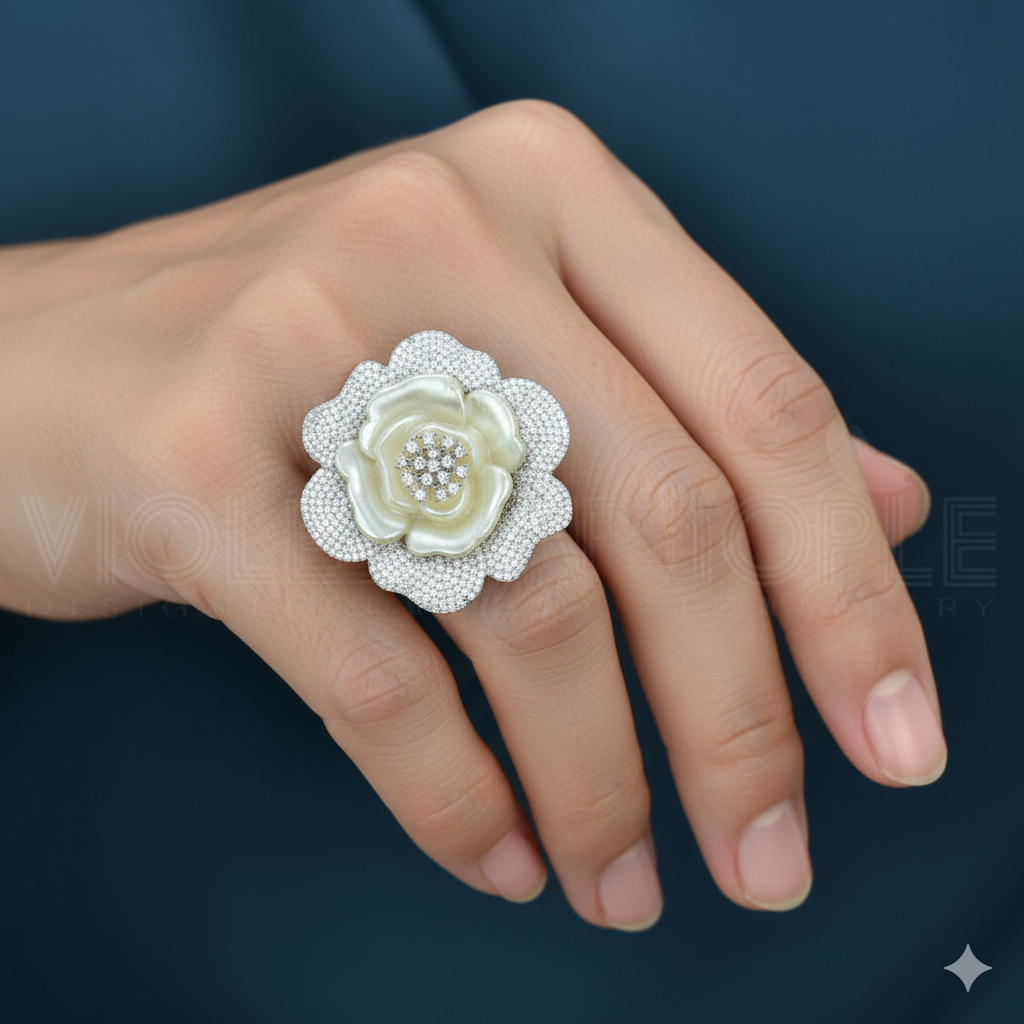 Zirconia Finger Ring