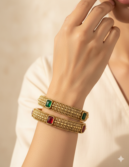 Designer Zirconia Matt Bangles