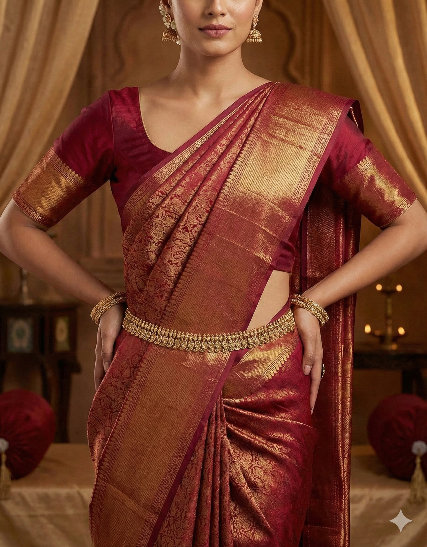 Designer Mango Shape Chain Vaddanam