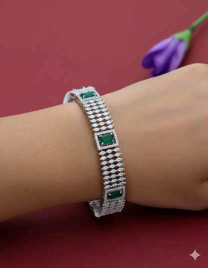 Zircon Kada Bangle