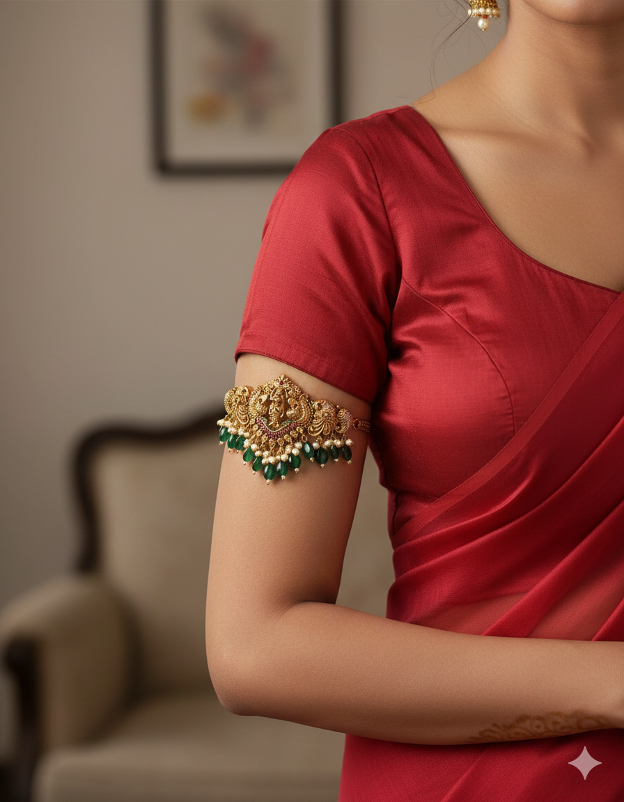 Designer Lord Krishna Chain Bajuband