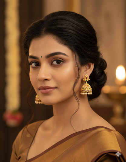 Matt Jhumka Earrings