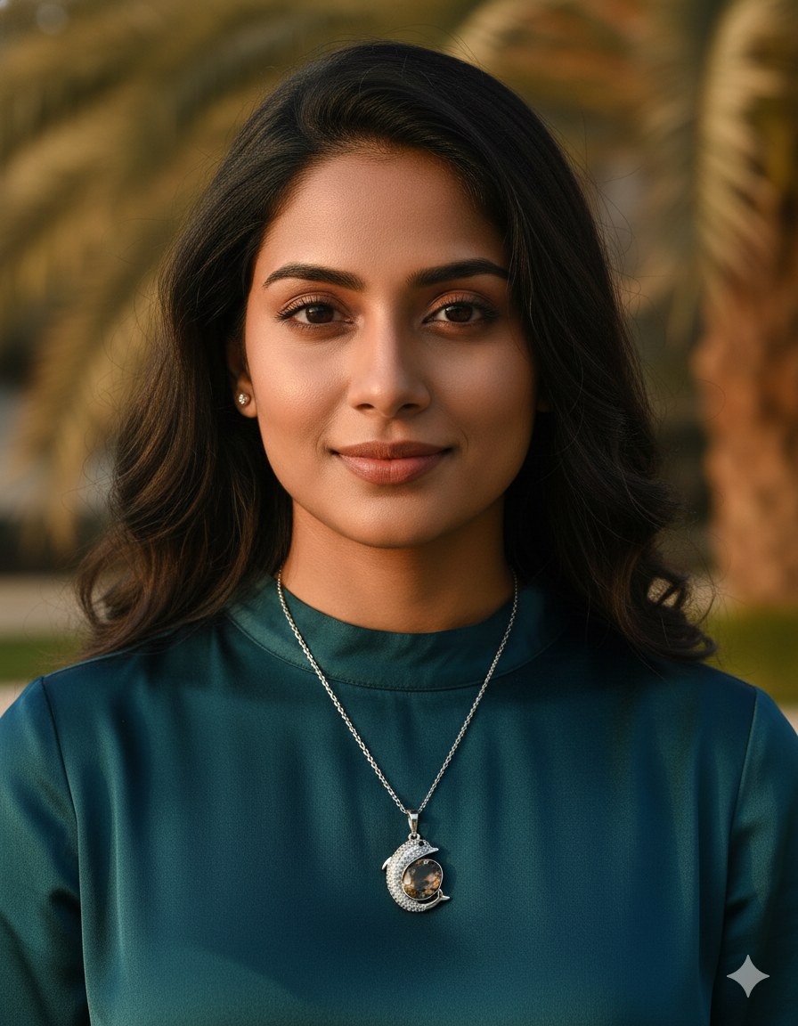 Swarovski Crystal Chain Pendant