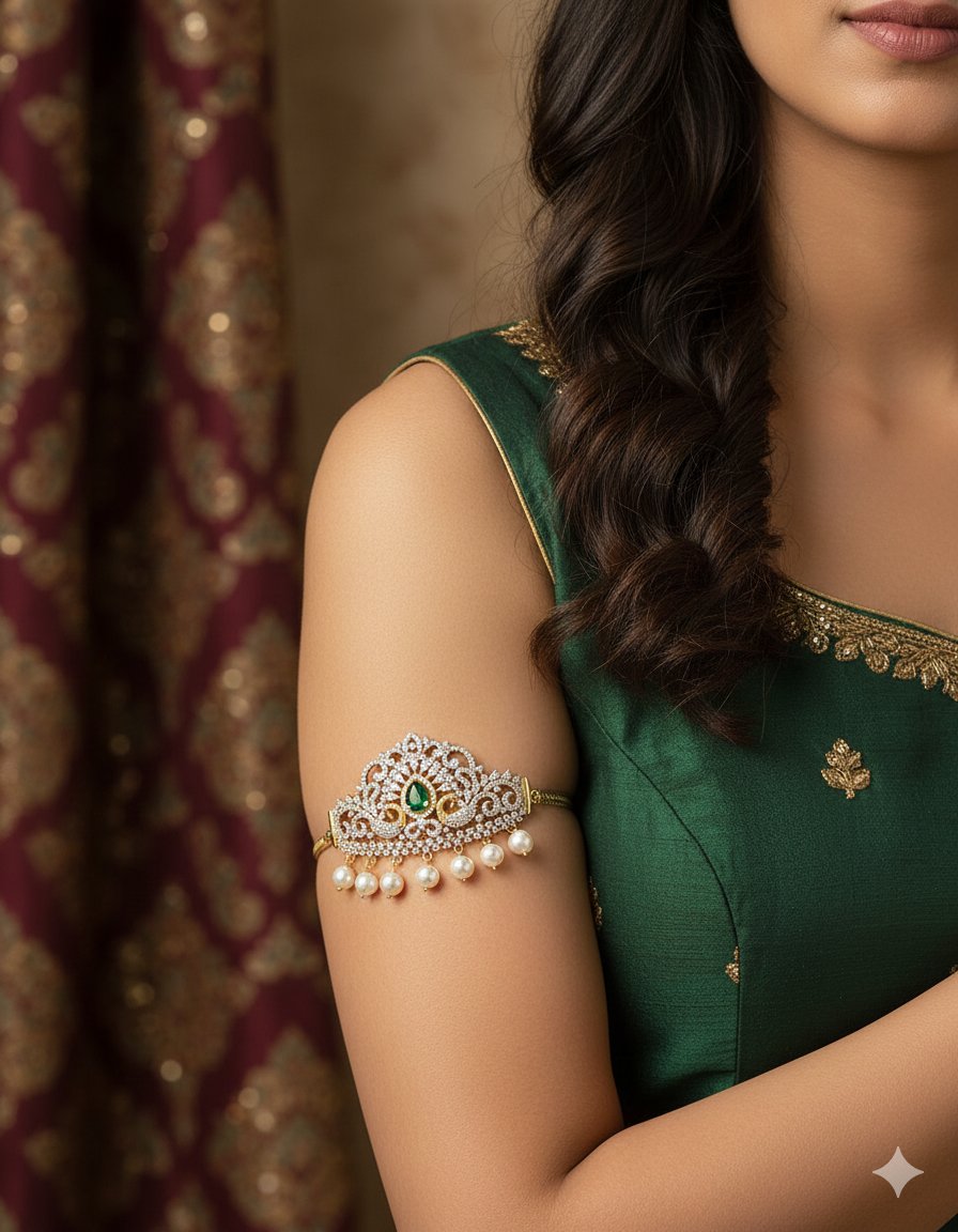 Designer Zirconia Chain Bajuband