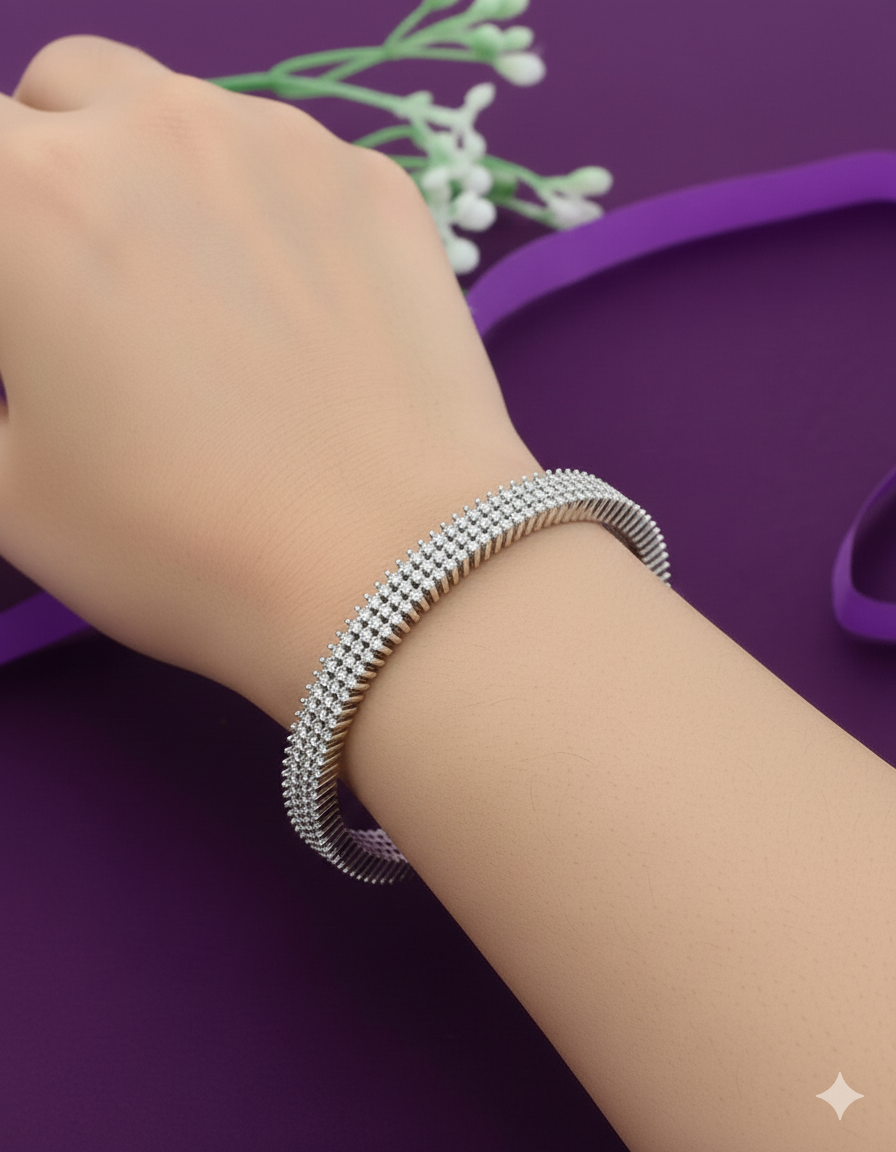 Designer Zircon Kada Bangles