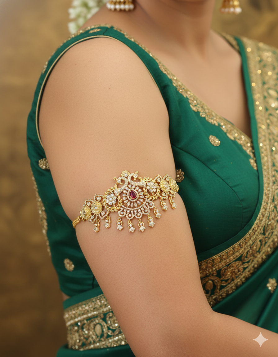 Designer Zirconia Chain Bajuband