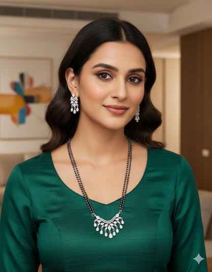 Designer Black Beads Mangalsutra