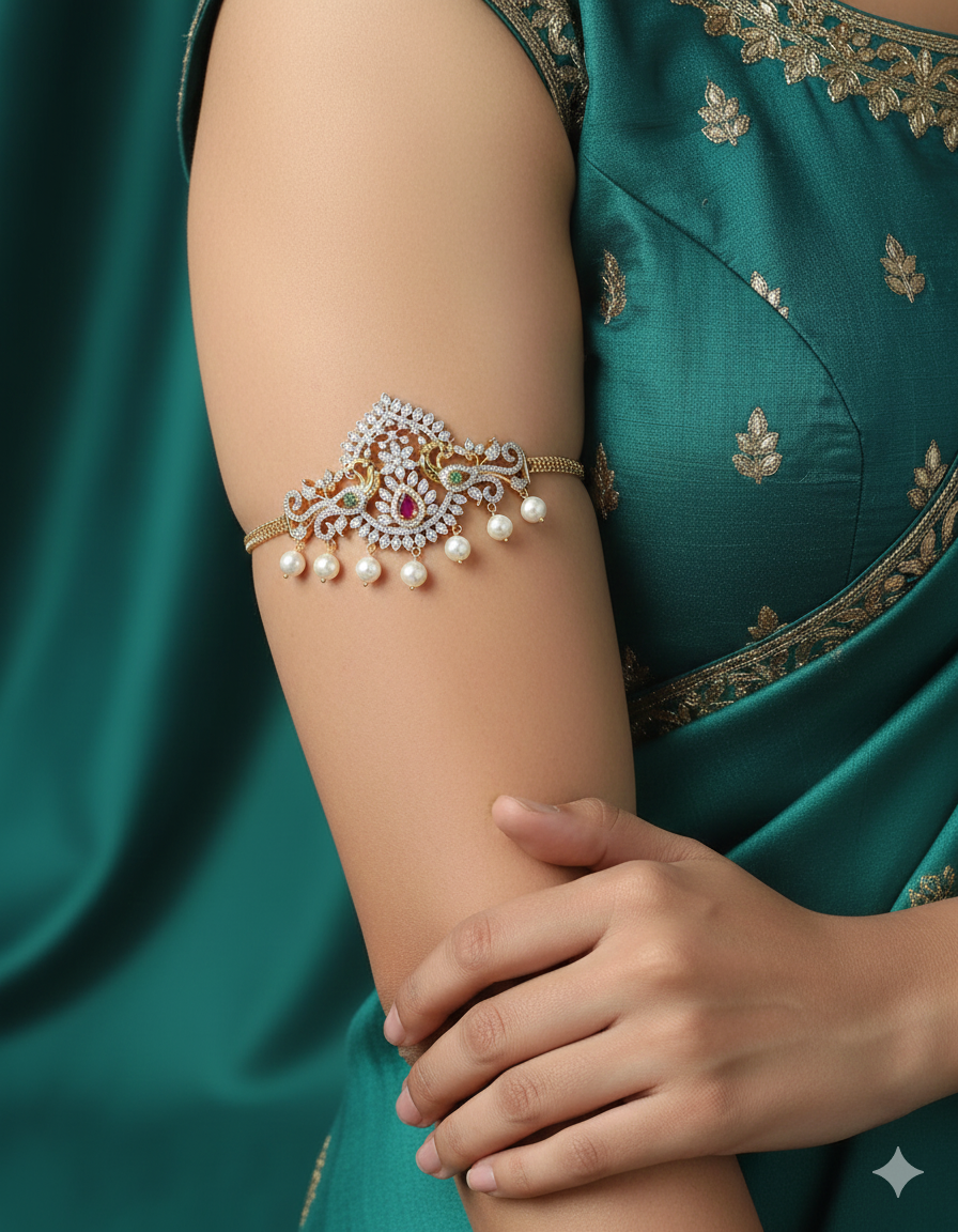 Designer Zirconia Chain Bajuband