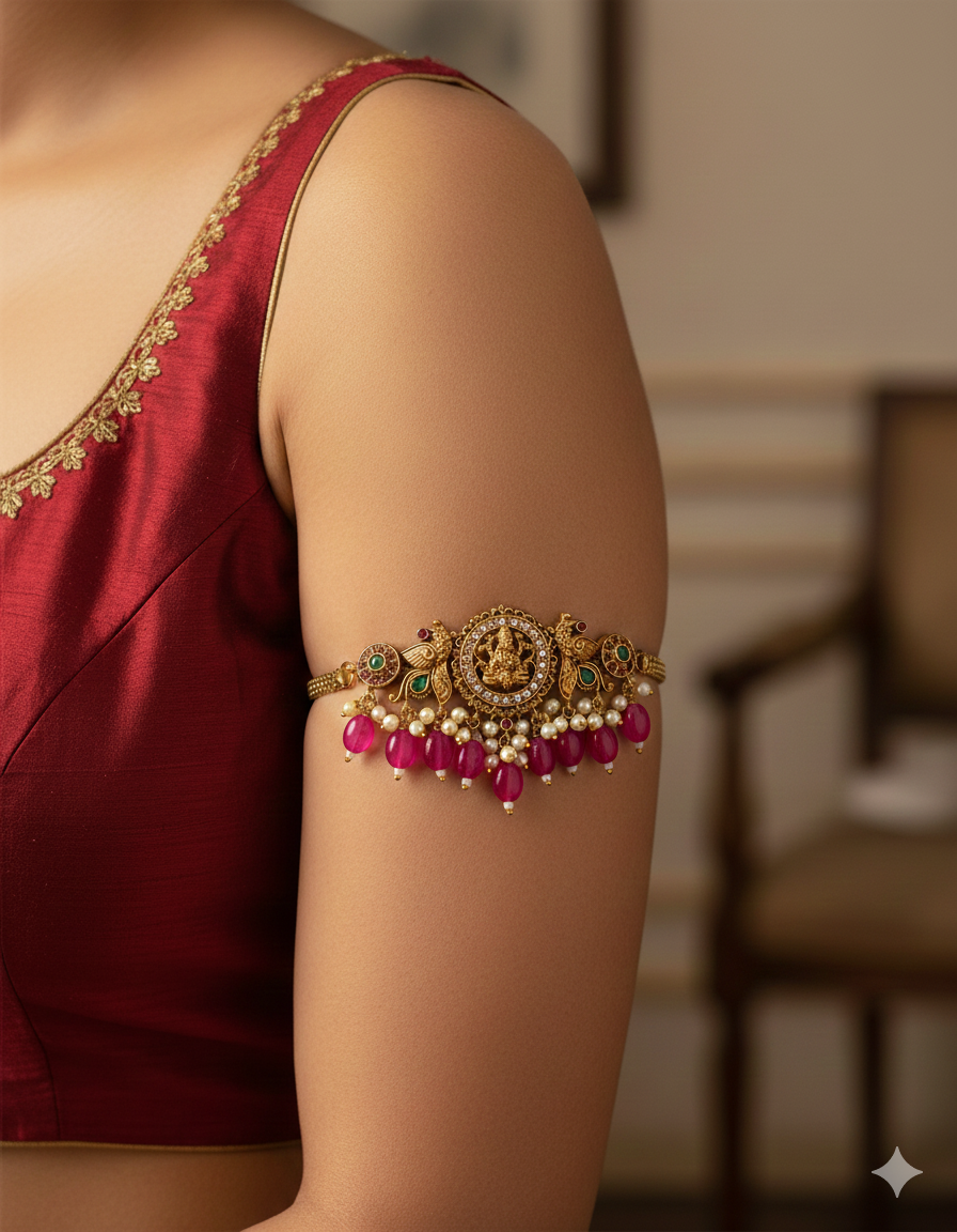 Designer Lakshmi Devi Chain Bajuband