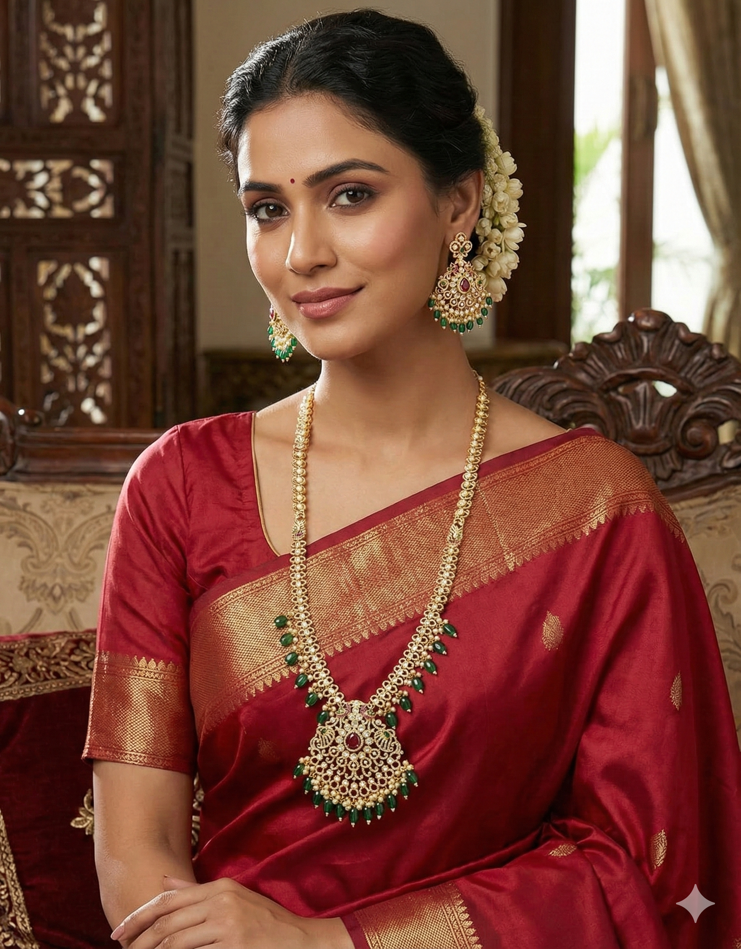 Designer Mango Zirconia Long Haaram