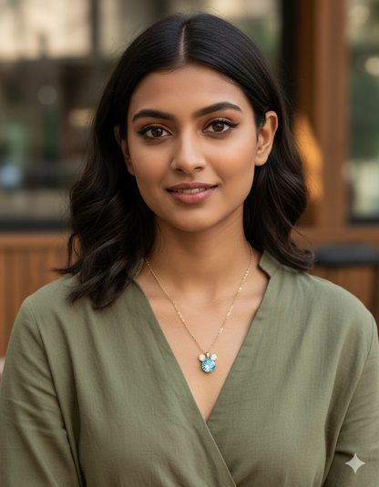 Swarovski Crystal Mickey Chain Pendant