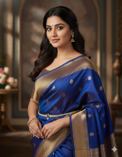 Designer GJ Polish Zirconia Chain Vaddanam