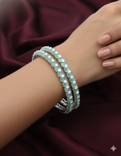 Designer Zirconia Bangles