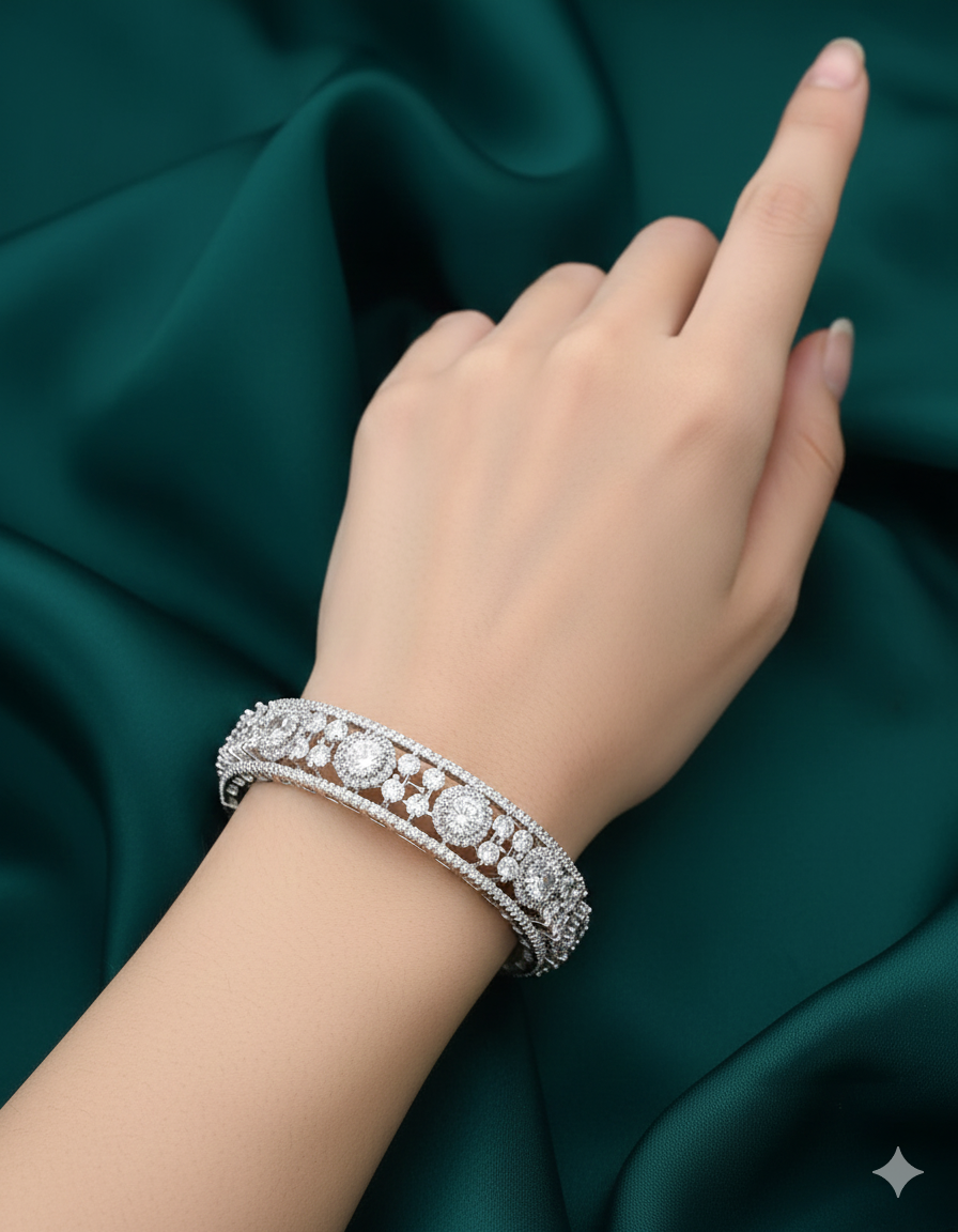 Designer Zircon Kada Bangles