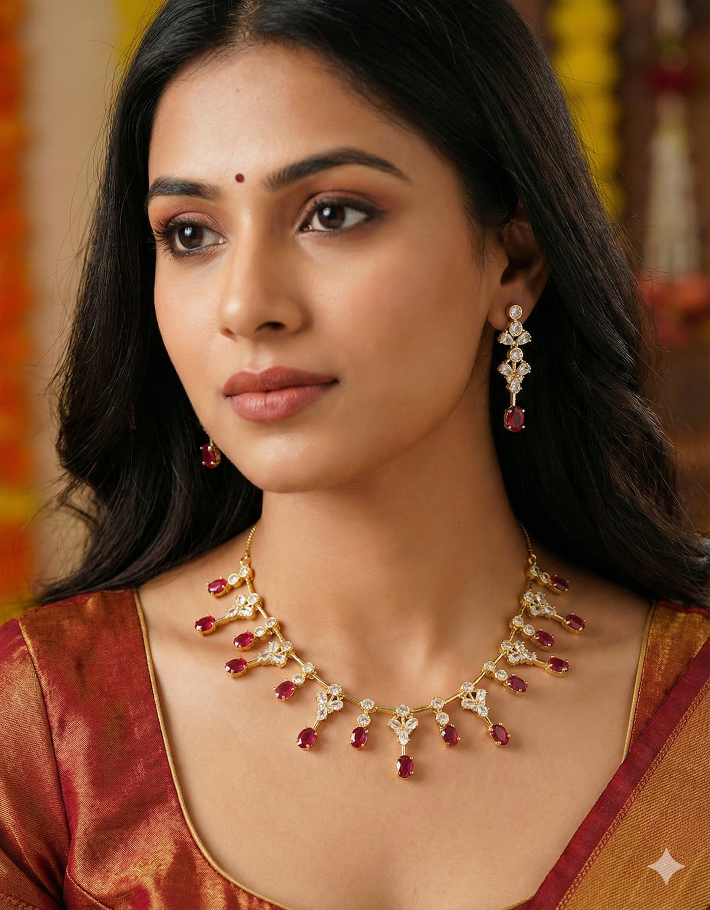 Designer Zirconia Elegance Necklace Set