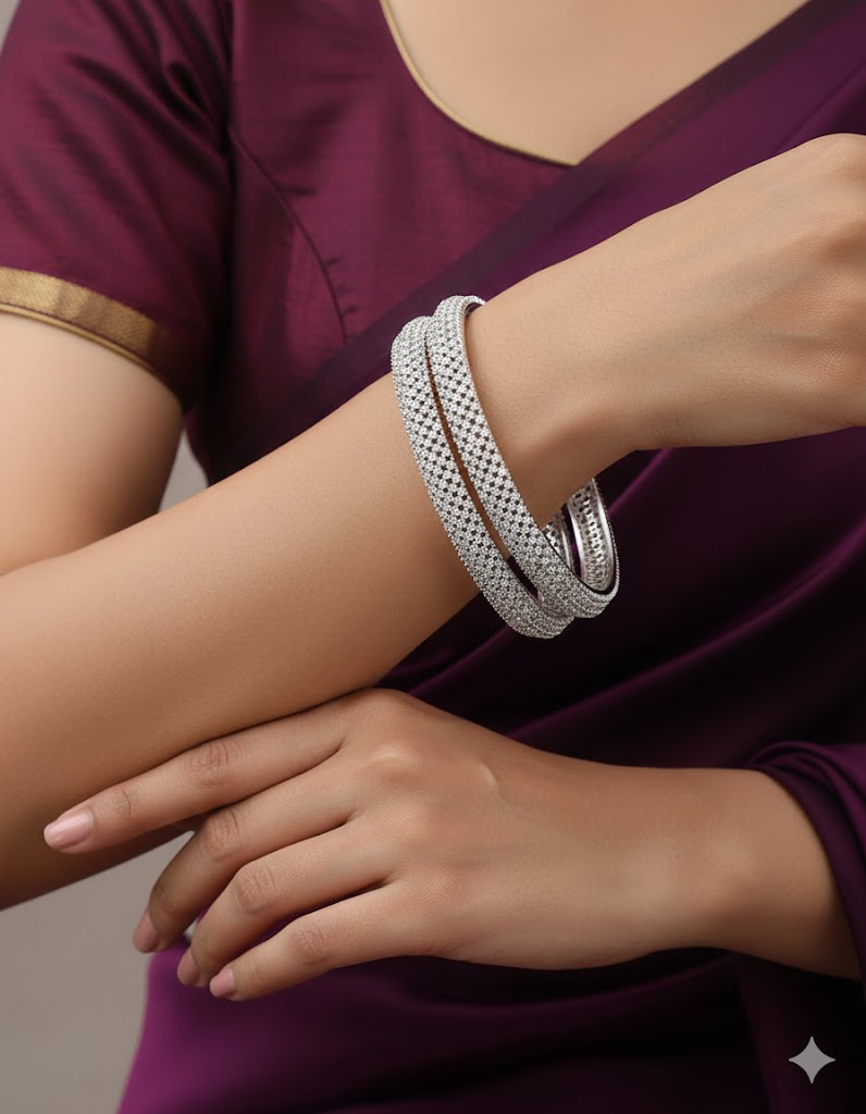 Designer Zirconia Bangles