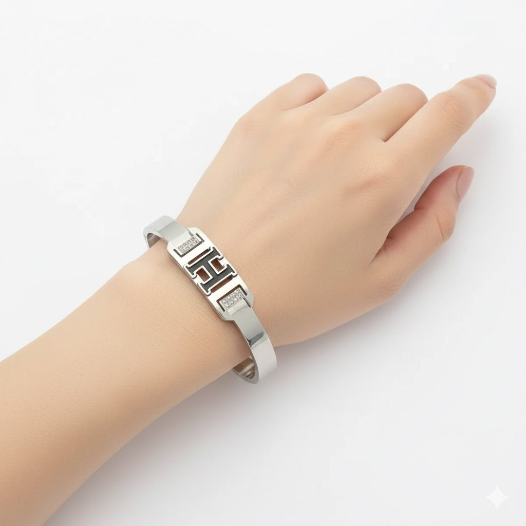 Designer Rhodhium Tommy Hilfiger Bracelet