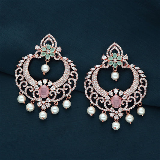 Zirconia Dangler Earrings