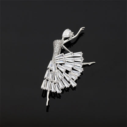 Zirconia Saree Pin