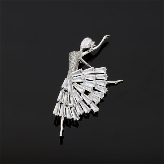 Zirconia Saree Pin