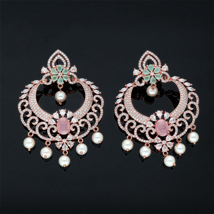 Zirconia Dangler Earrings
