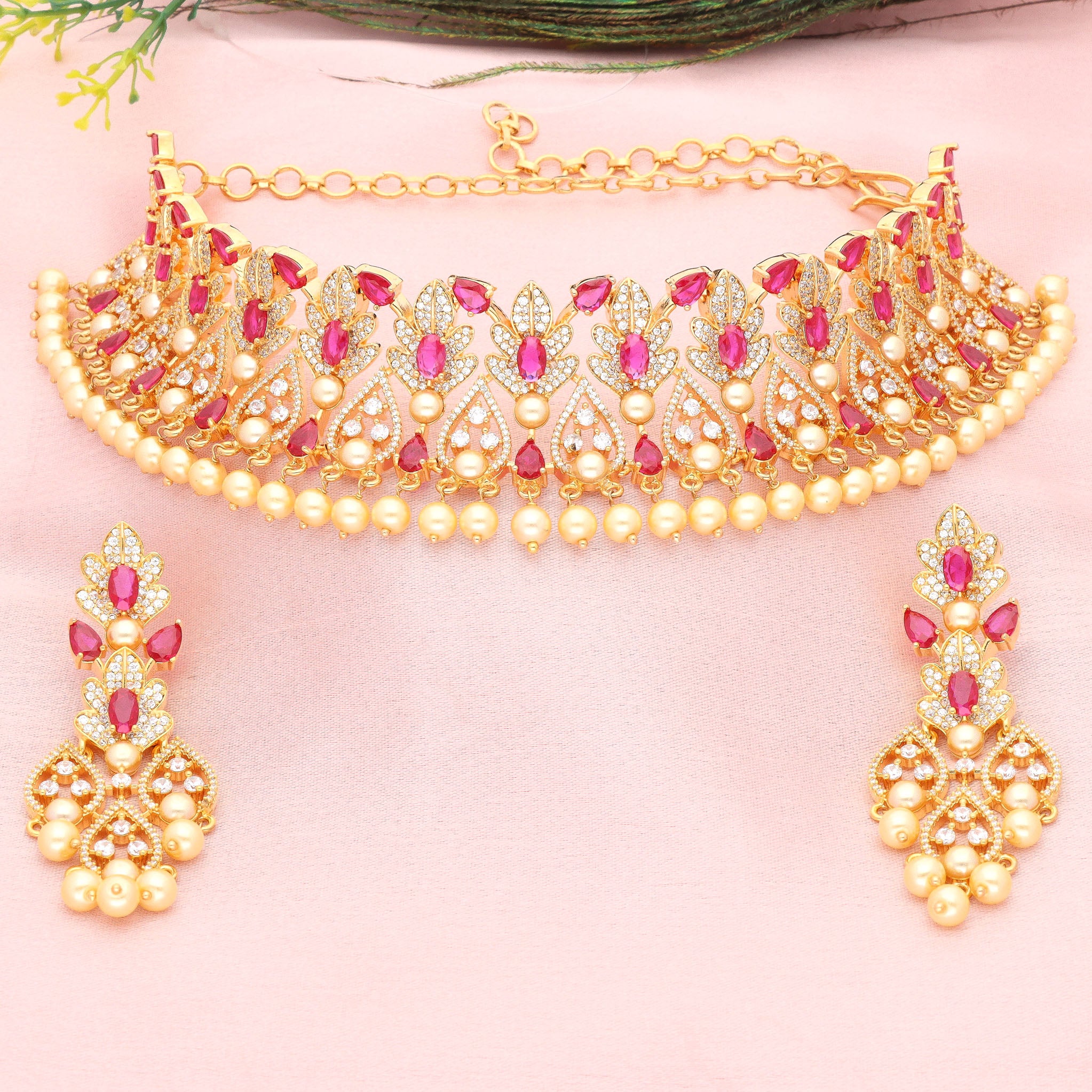 Gold Necklace Design | Bridal gold jewellery, Bridal gold jewellery designs,  Wedding jewellery designs