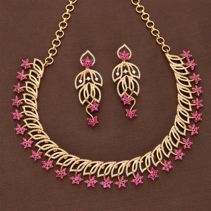 Zirconia Necklace Set