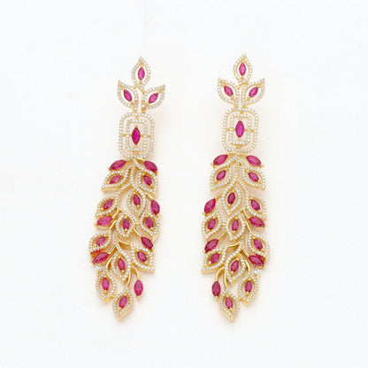 Zirconia Dangler Earrings