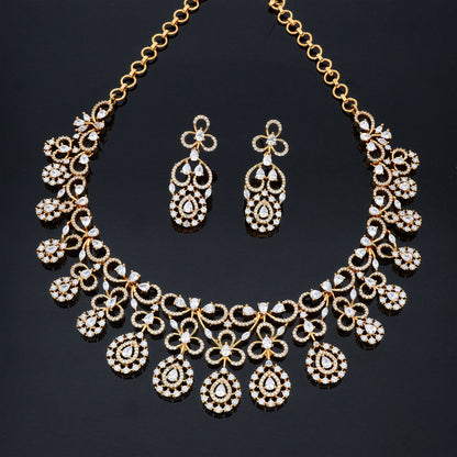 Zirconia Necklace Set