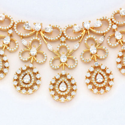 Zirconia Necklace Set