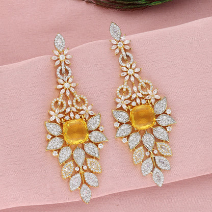 Zirconia Dangler Earrings