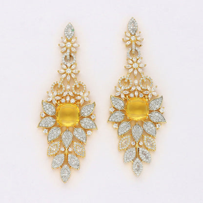 Zirconia Dangler Earrings