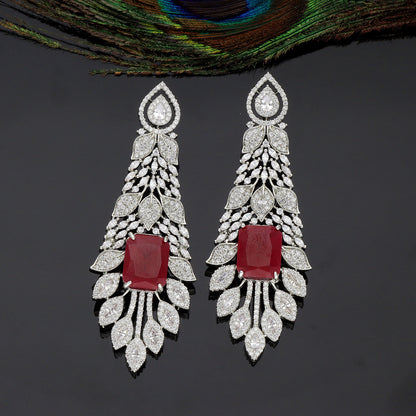 Zirconia Dangler Earrings