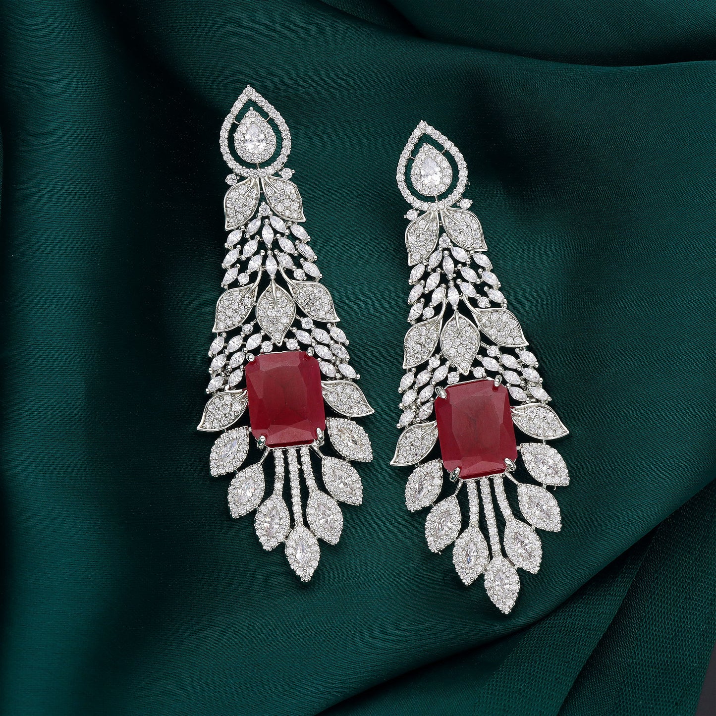 Zirconia Dangler Earrings