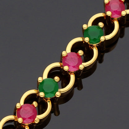 Zirconia Chain Bracelet