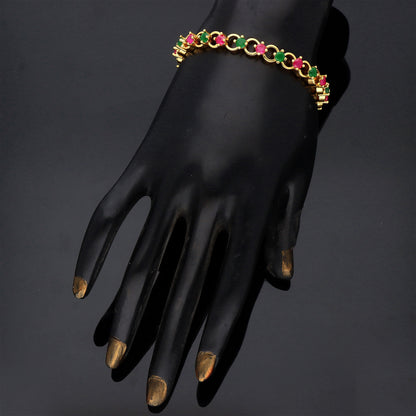 Zirconia Chain Bracelet
