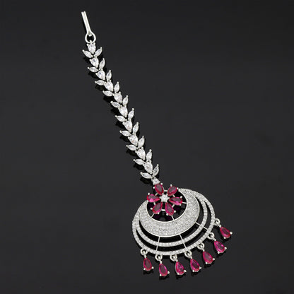 Zirconia Maang Tikka