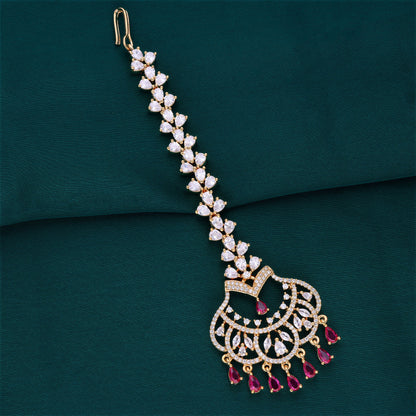 Zirconia Maang Tikka