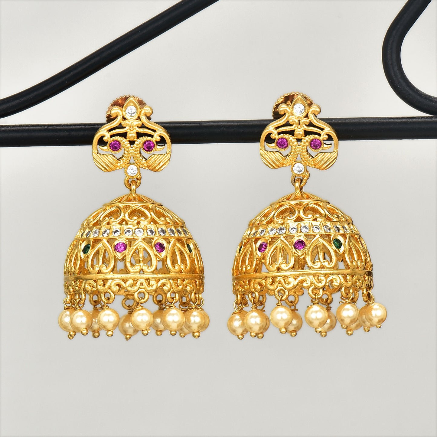 Matt Jhumka Earrings