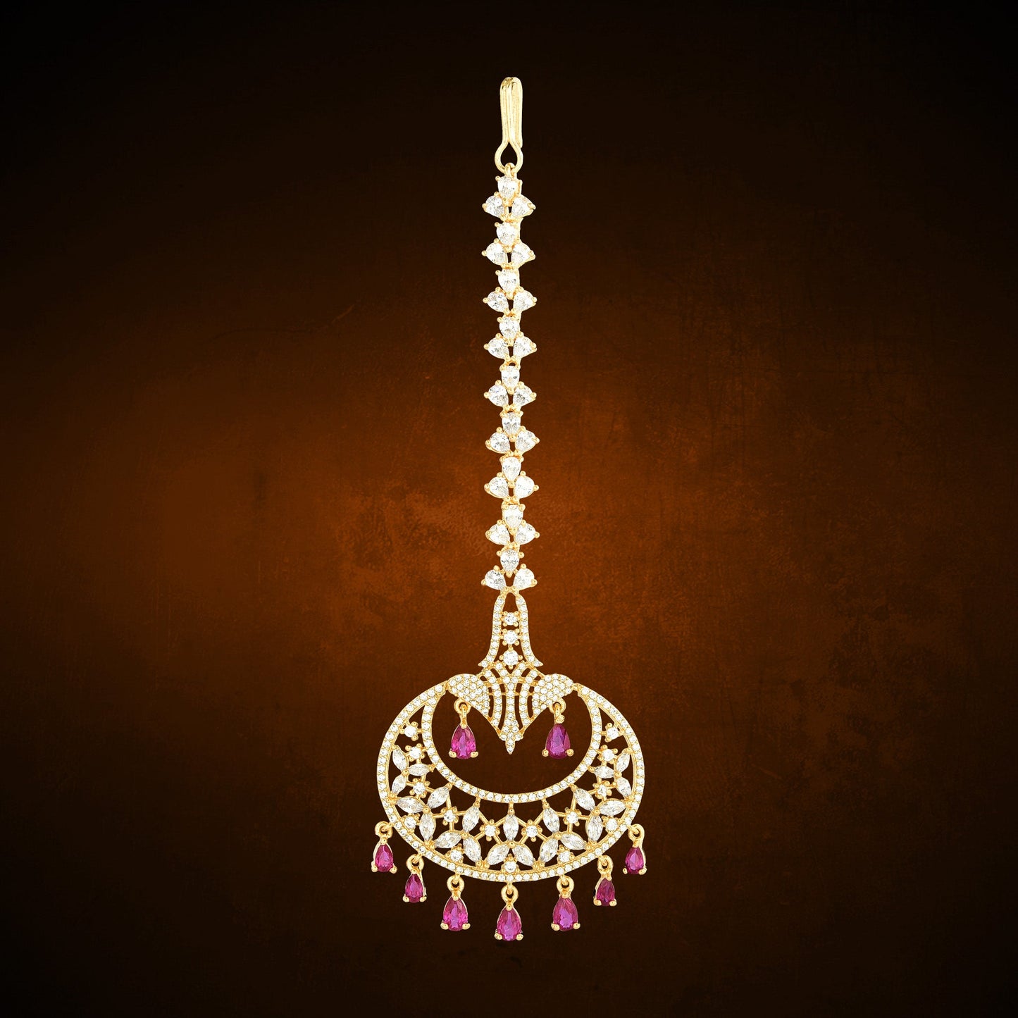 Zirconia Maang Tikka 78268