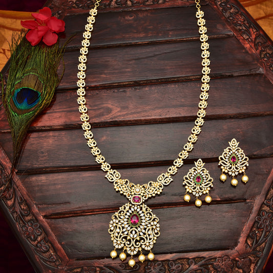 Designer Gold Zirconia Long Haar