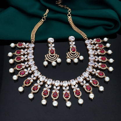 Zirconia Necklace Set