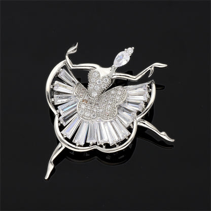 Zirconia Saree Pin
