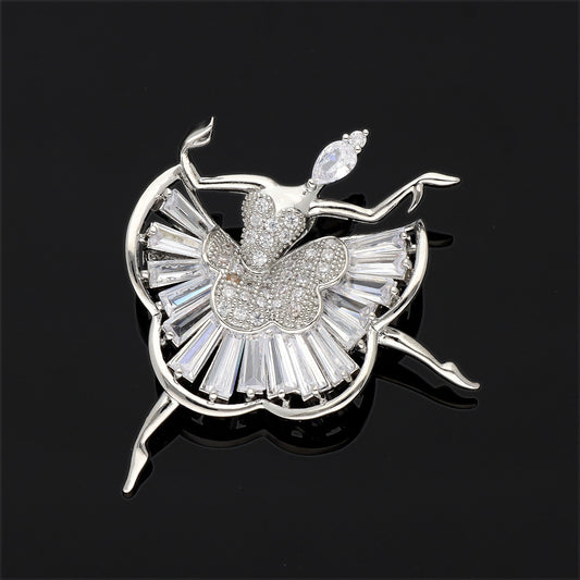 Zirconia Saree Pin
