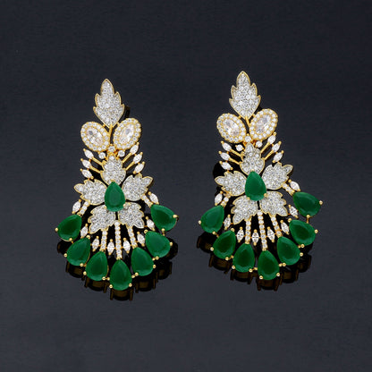 Zirconia Dangler Earrings