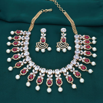 Zirconia Necklace Set