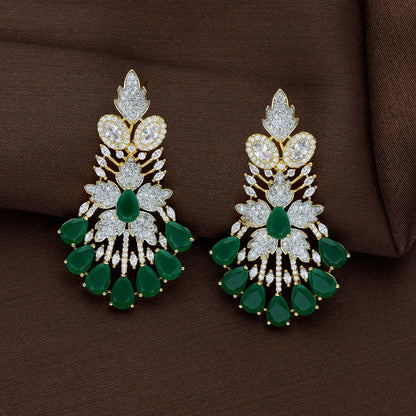 Zirconia Dangler Earrings