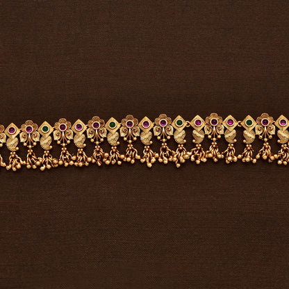 Matt Chain Floral Vaddanam