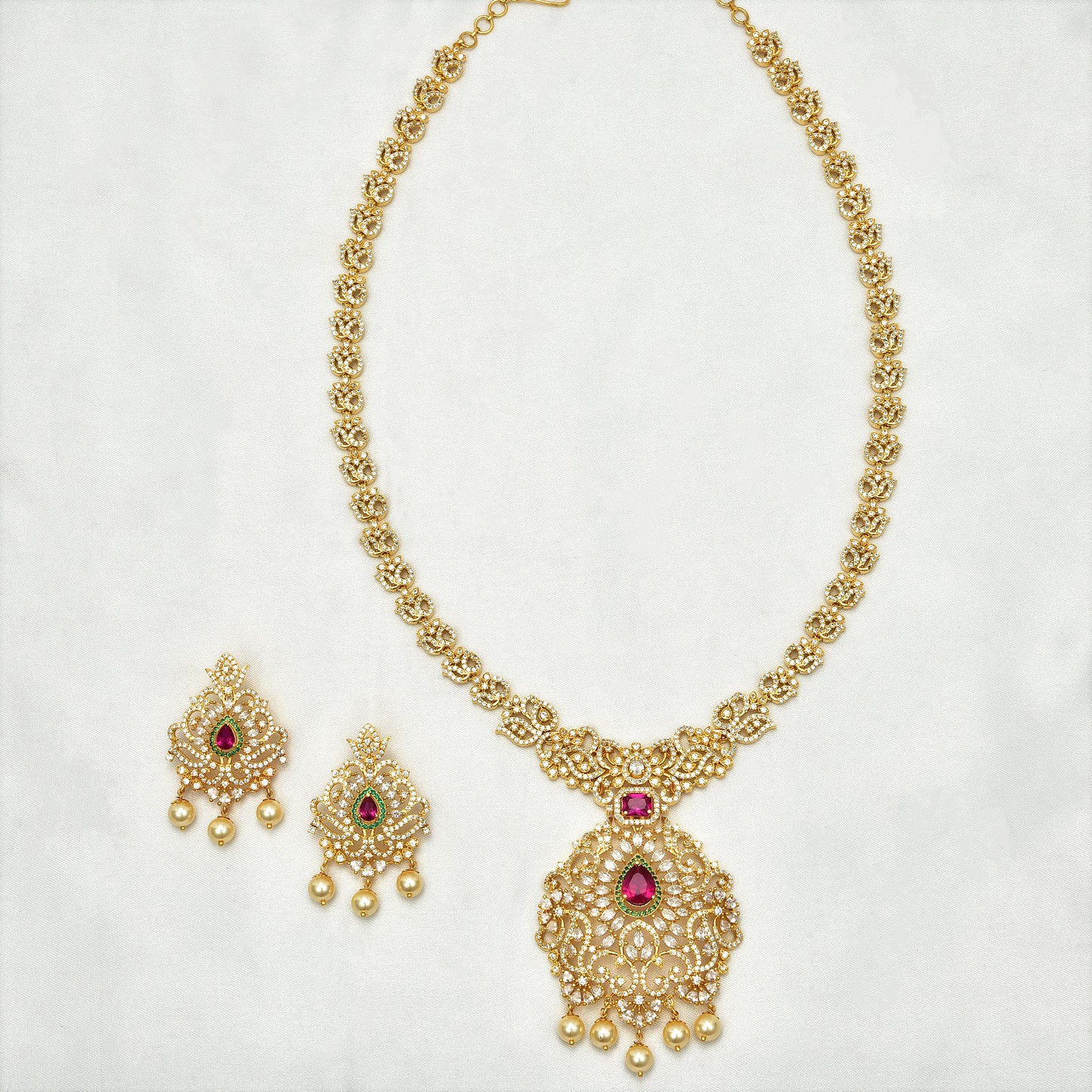 Designer Gold Zirconia Long Haar